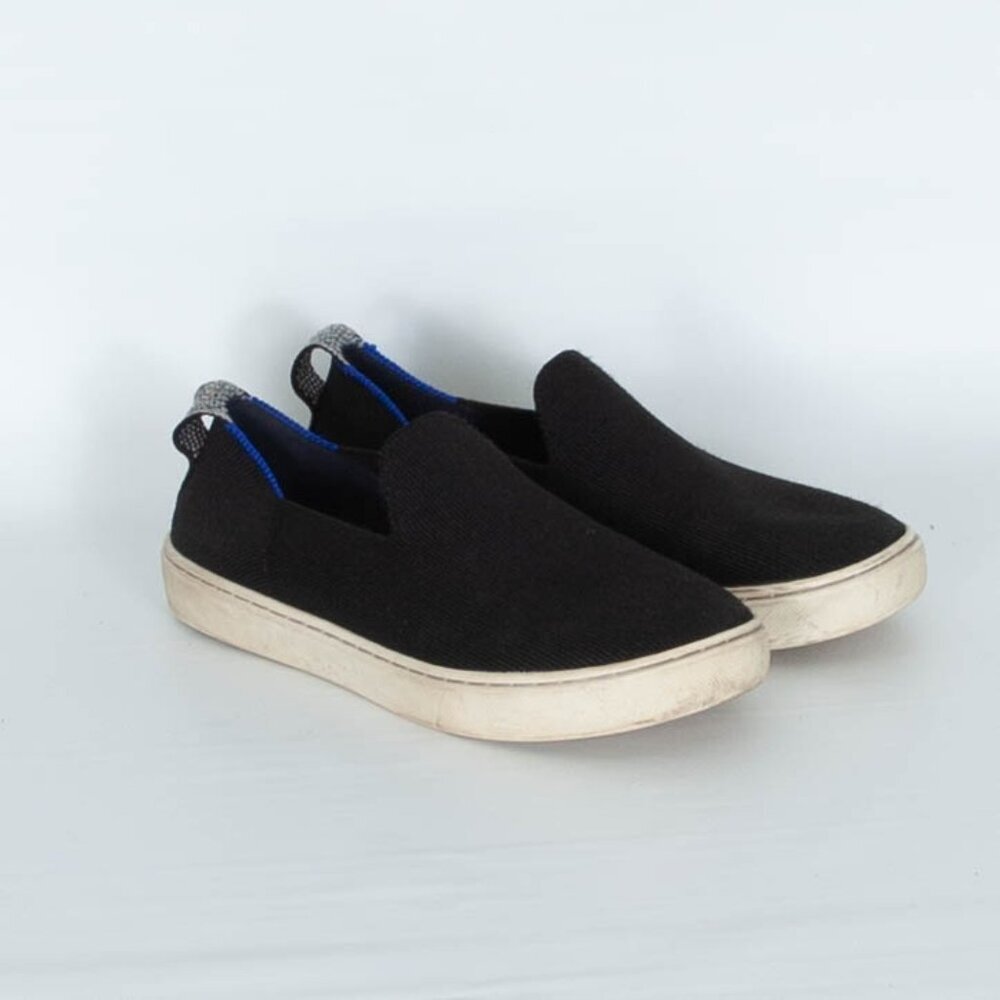 Rothy's Kids Black Slip On Sneakers Kids‎ Size 4